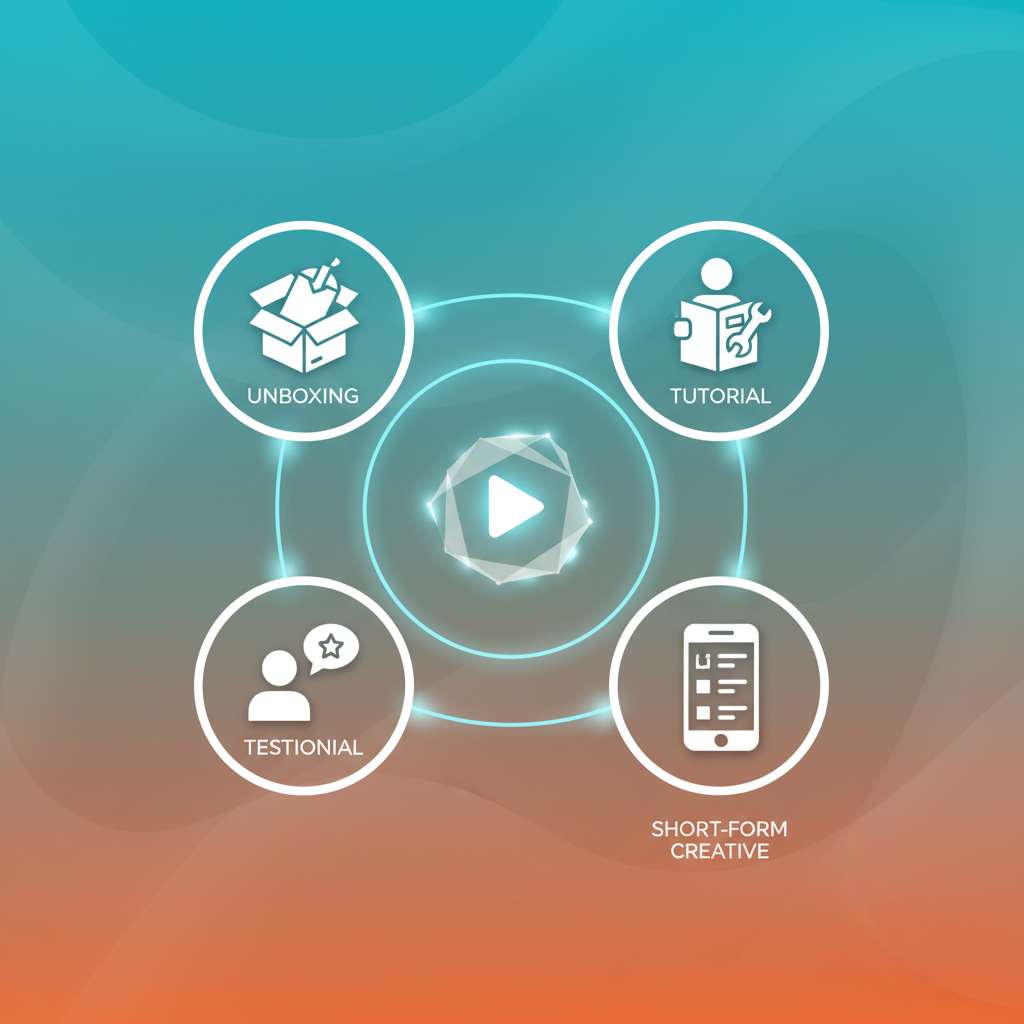 A collage of different user-generated videos on various screens.